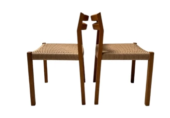 Set of 12 Mid-Century Modern 401 Dining Room Chairs by Niels Otto Møller, 1970s